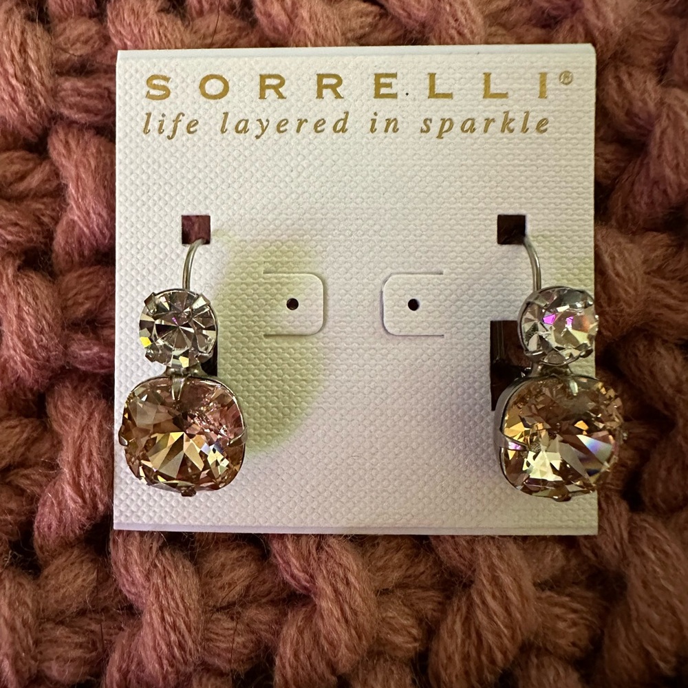 Vintage Rose Dangle Earrings